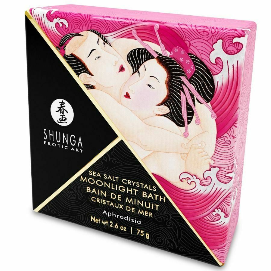 Shunga Moonlight Sea Salt Crystals Bath Aphrodisia 75 grams