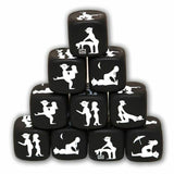 1x Sex Dice Adult Love Games Couple Gift DIABLO PICANTE - Posture dice black