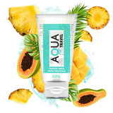 Aqua Travel Lubricante Sexuales Tropical Fruits Flavored Lubricant Sexual 50ml