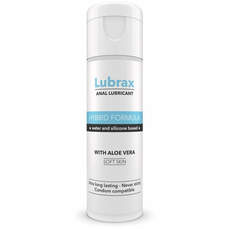 Lubricant Silicone&Water Based Lubrax Anal Lubricant Hybrid with Aloe vera 30ml