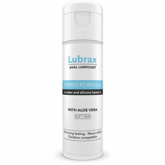 Lubricant Silicone&Water Based Lubrax Anal Lubricant Hybrid with Aloe vera 30ml