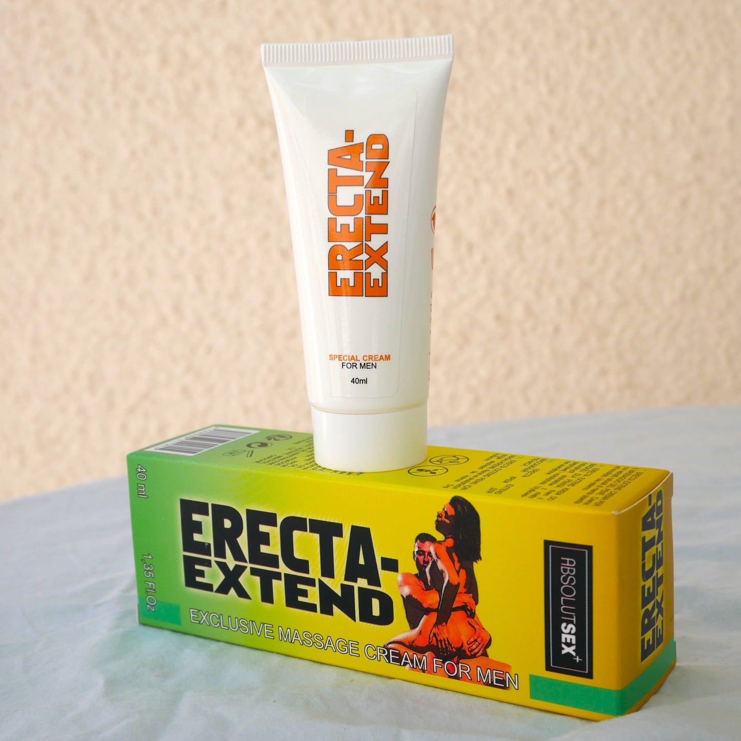 Crema per l'erezione del pene Erect Extend Erection rinfrescante e stimolante 40ml