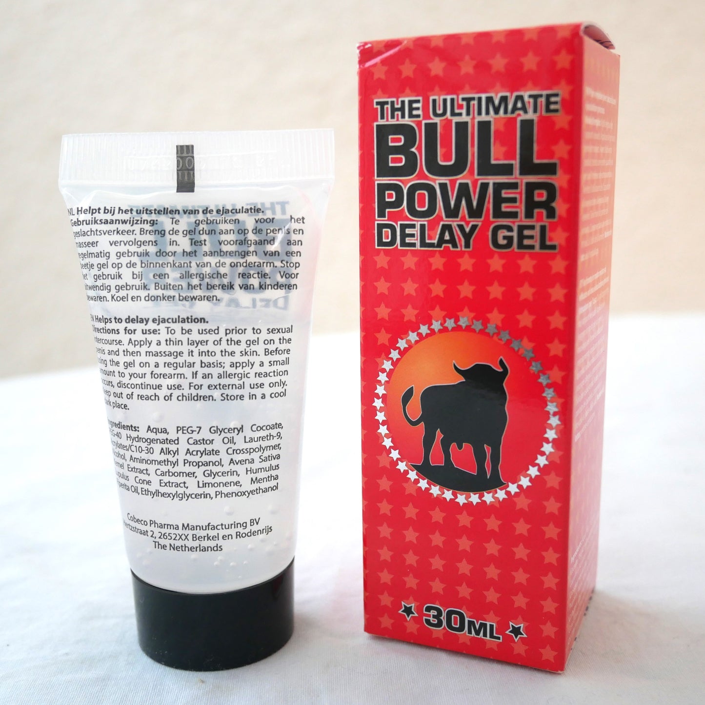 BULL POWER The Ultimate Gel Prolong Man Climax Control Desensitizing Delay Male