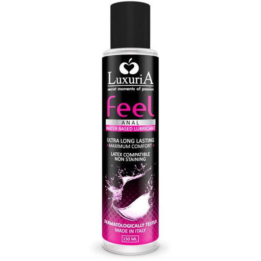 Luxuria Feel Anal Lubricant Water based Edible Gel Adult Lube Condomn Safe 150ml