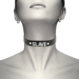 Vegan Leather Coquette - Slave choker necklace for women collars for submissives