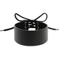 Vegan Leather Coquette choker necklace for women punish submissive collar black