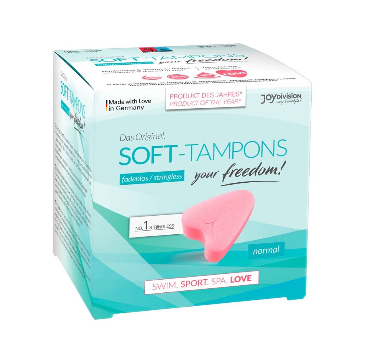 Original Joydivision Soft-Tampons Mini for Swim Sport SPA and Sex Love Pack 3