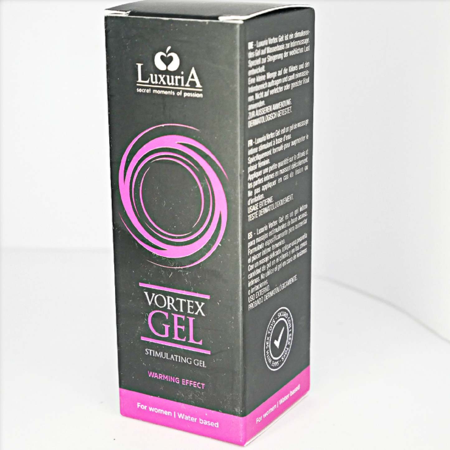 Luxuria Vortex Gel Warming Effect Arousal Female Cream for Women Intense 1fl oz