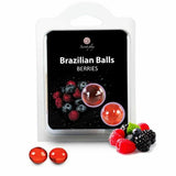 2 Brazilian Balls Berries Orgasmic Foreplay Lubricant Flavoured Lube Couples