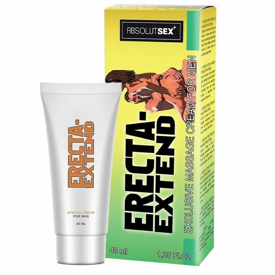 Crema per l'erezione del pene Erect Extend Erection rinfrescante e stimolante 40ml