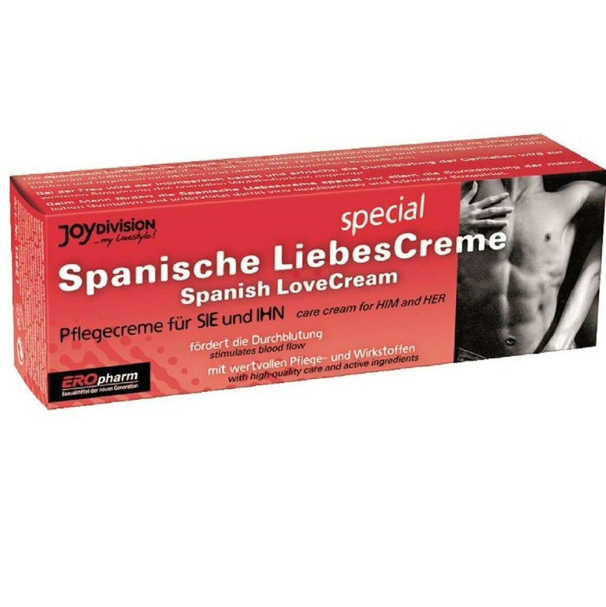 Spanish Love Female Male Stimulant Orgasm Clitoral Cream enhancement 1.3 fl oz