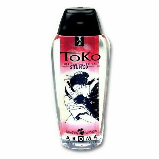 Lubricant Shunga Toko Aroma Cherry Edible Lube Condoms Safe 5.5 fl oz 165ml