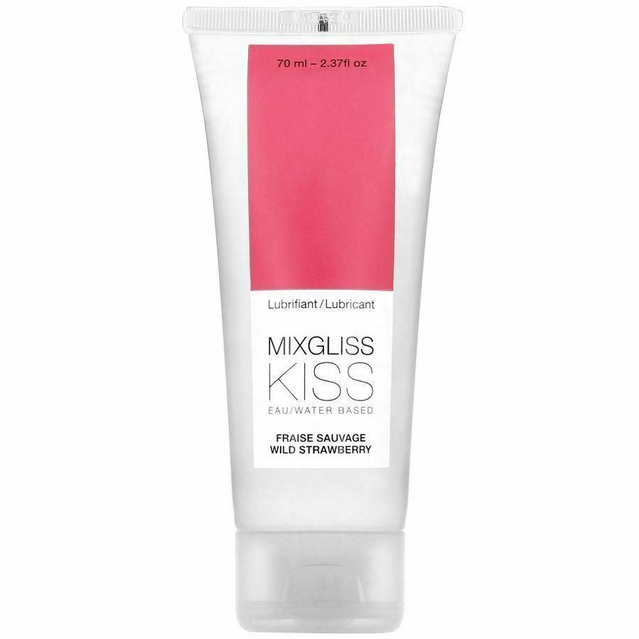 MIXGLISS Flavored Lubricant Fruits Water Based Personal Sex Lube Strawberry 2.4o