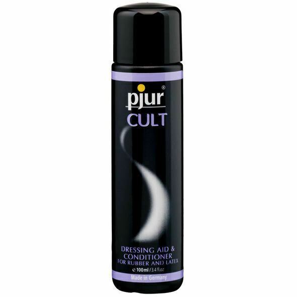 pjur CULT Latex and Rubber Clothing Dressing aid Conditioner Ultra Shine 100ML