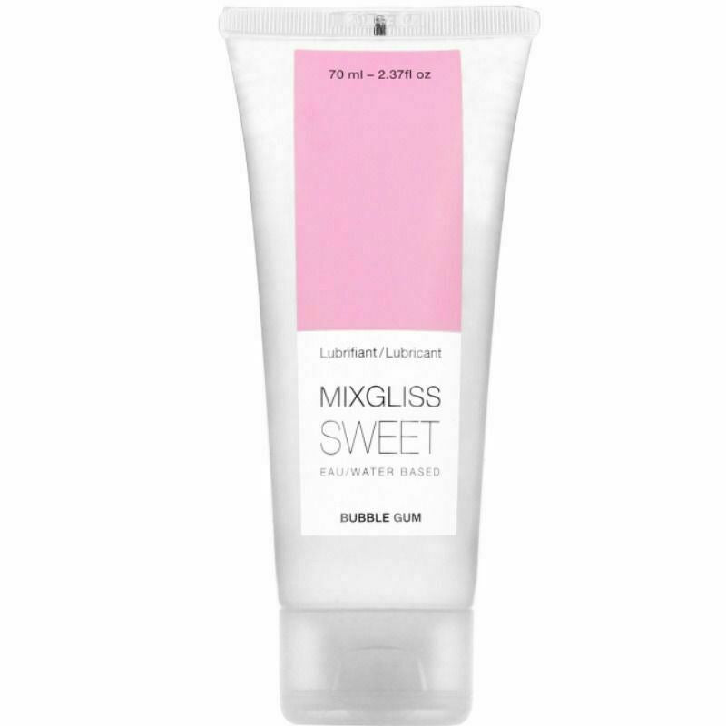 MIXGLISS Flavored Lubricant Fruits Water Based Personal Sex Lube Bubblegum 2.4oz