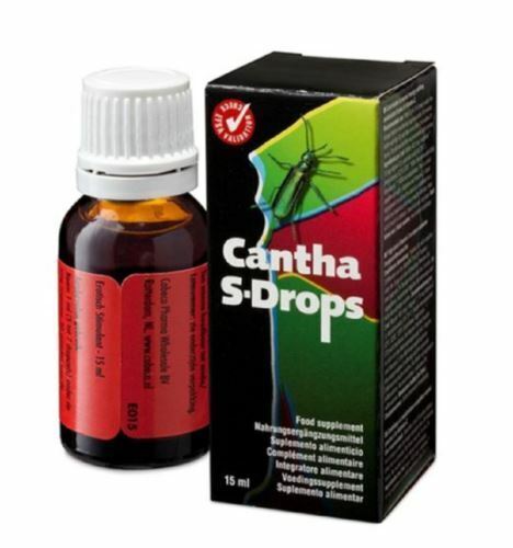 CANTHA S-DROPS GOTAS DE AMOR MAS POTENCIA SEXUAL LIBIDO ENERGIA ESTIMULA FUERTE