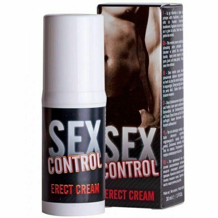 SexControl Erect Cream for Erection Long Lasting Gel 1 fl oz / 30 ml