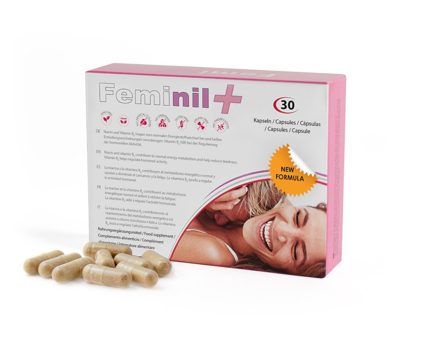 Feminil Natural Female Libido Enhancement Formula Supplement 30 pills 1 Month