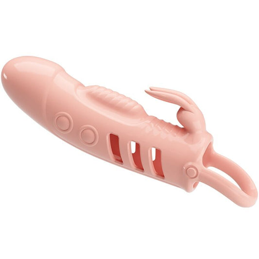 PRETTY LOVE SLOANE Pénis vibrant Manchon Lapin Couleur naturelle Jouets sexuels