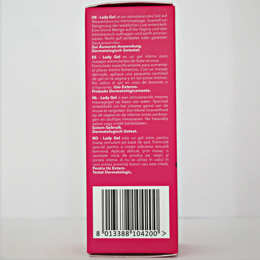 Lady Gel Warming Cream Arousal For Her Pleasure Clitoris Stimulation Condom Safe