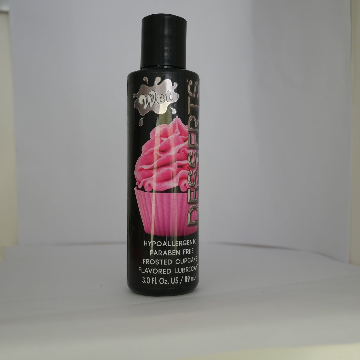 Wet Desserts Lubricant Edible Frosted Cupcake Flavored Water Based Lube 3 fl oz