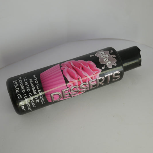 Wet Desserts Lubricant Edible Frosted Cupcake Flavored Water Based Lube 3 fl oz