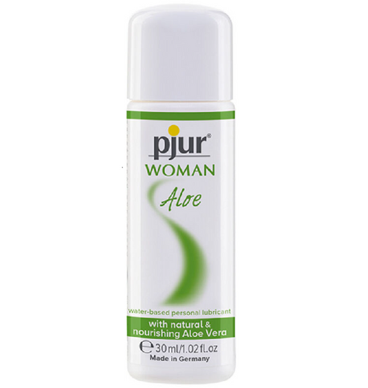 pjur Woman Aloe Vera Lube Water Based Lubricant Nourishing Personal Intimate 30ml