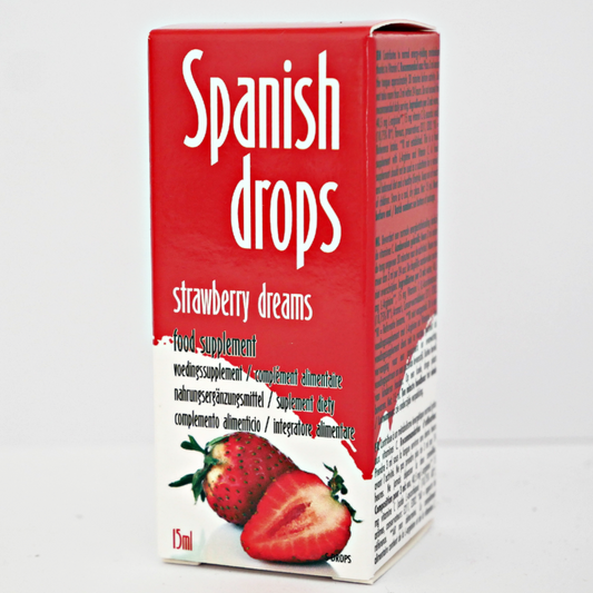 Spanish Drops Strawberry Natural Liquid Sex Drive Arousal Enhancer Couple 0.5oz