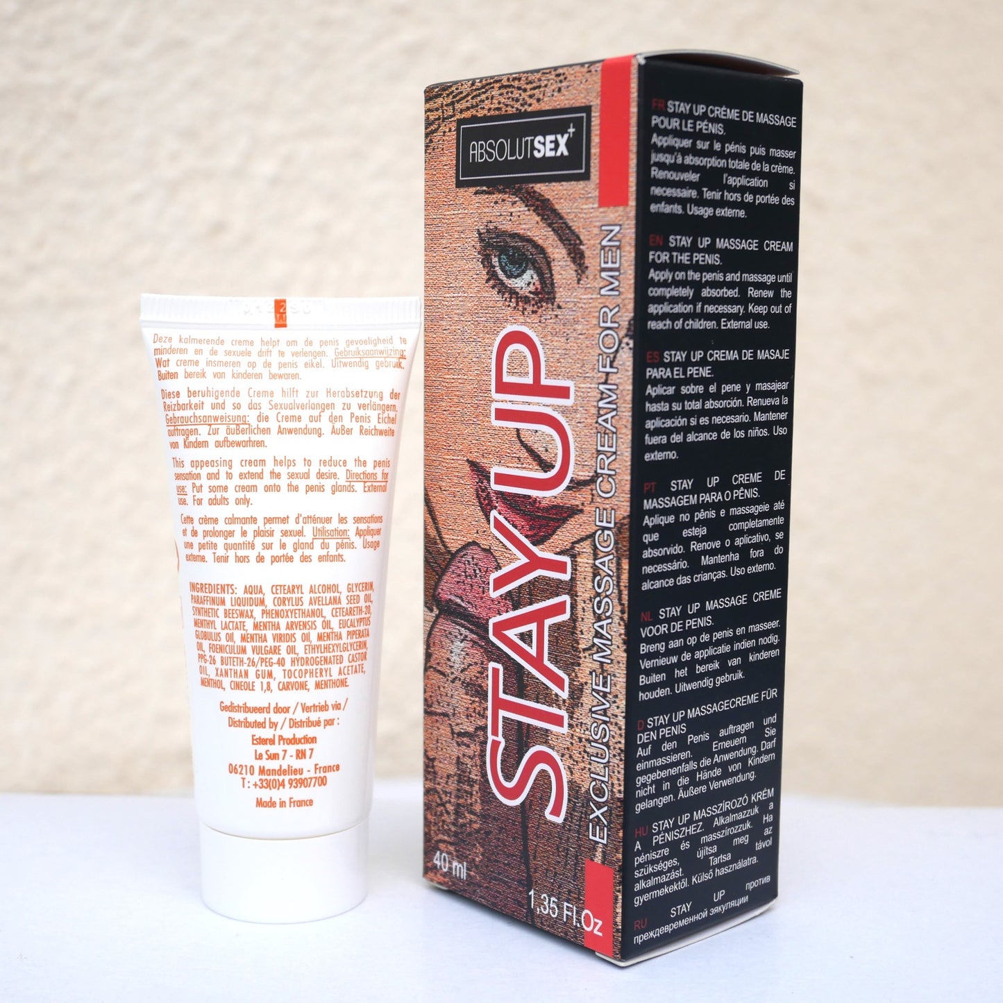 Penis Delay Stay UP Exclusive Massage Cream for Men 40ML