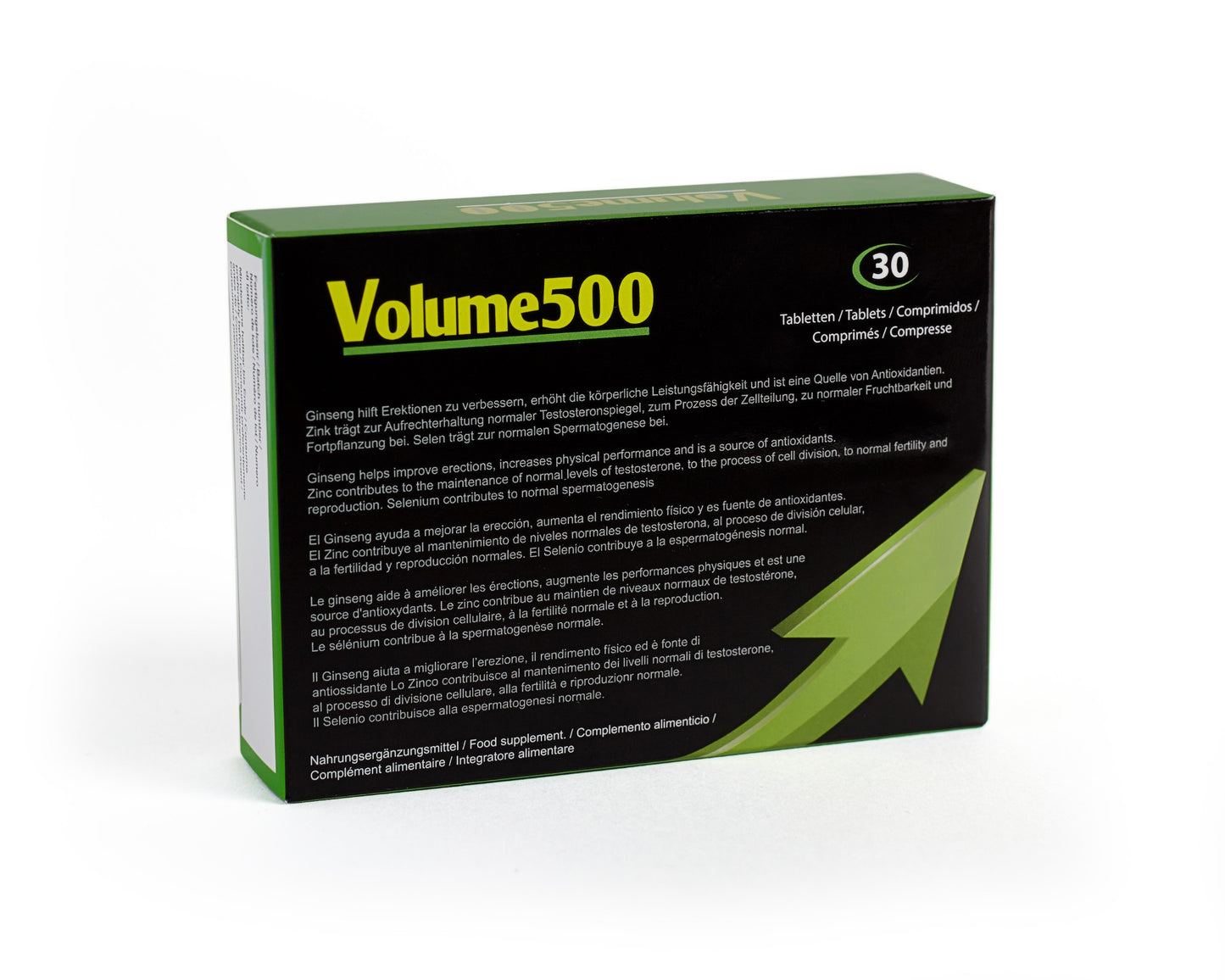 Volume 500 - Dietary Supplement - Male Fertility Aid - Intensify Orgasm 30 Pills