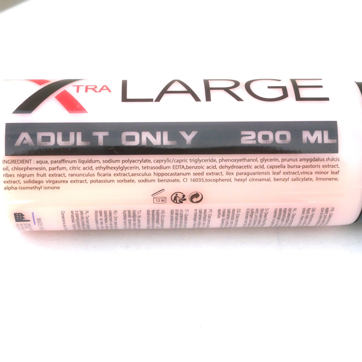 Xtra Large Male Massage Cream XL Natural Enlarger Gel 6.7 fl oz