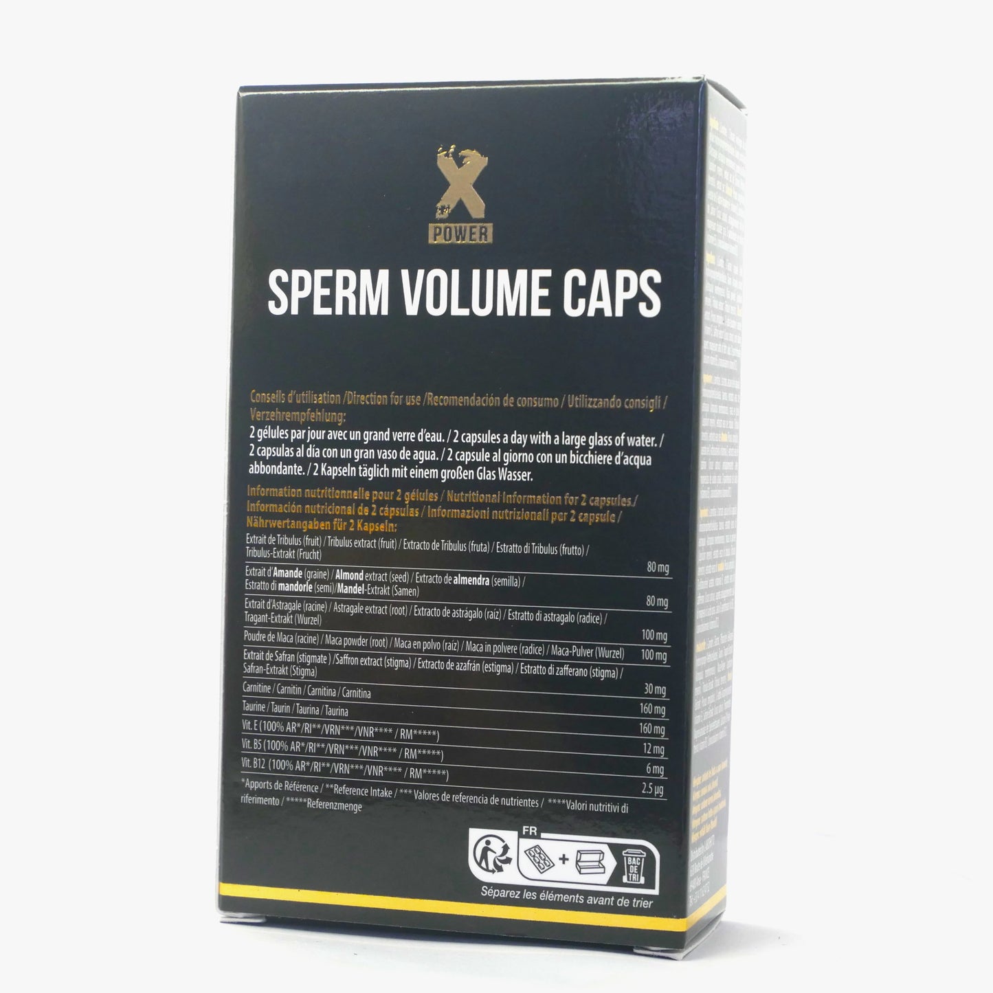 Xpower Sperm 60 Caps Cum Men Booster Count Increase Plus More Volume Production